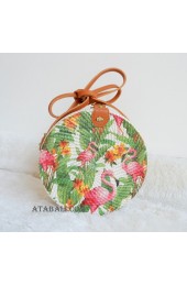 handmade decoration sling bags circle rattan bali